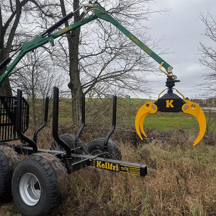 Grenklo inkl. hydraulikslange og bolte