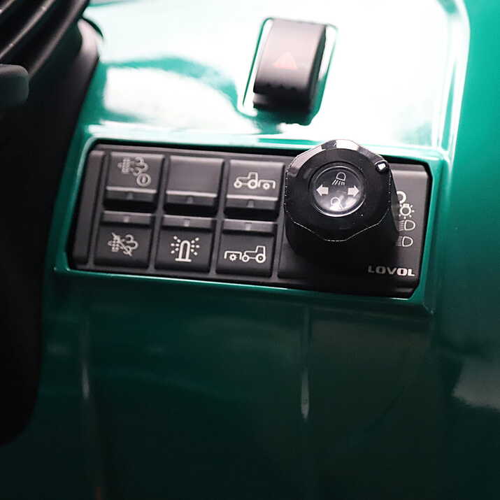 Kompakttraktor Lovol 25 hk med frontlæsser, uden førerhus 