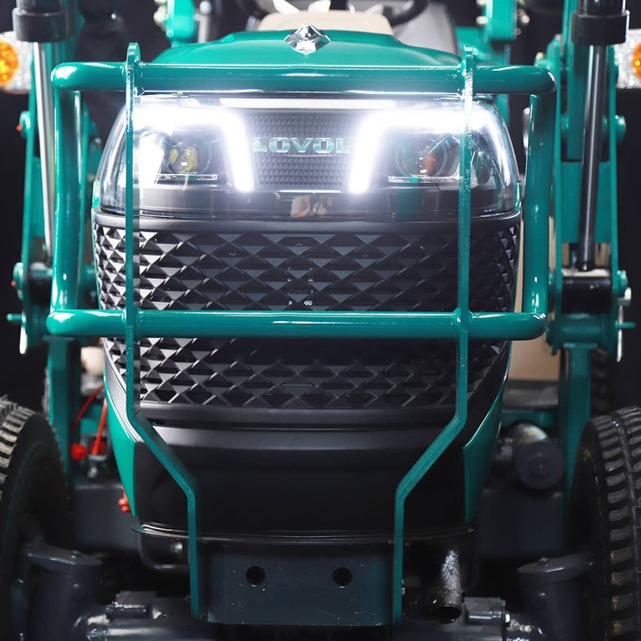 Kompakttraktor Lovol 25 hk med frontlæsser, uden førerhus 