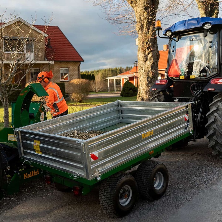 Tipvogn 2,5 ton, galvaniseret