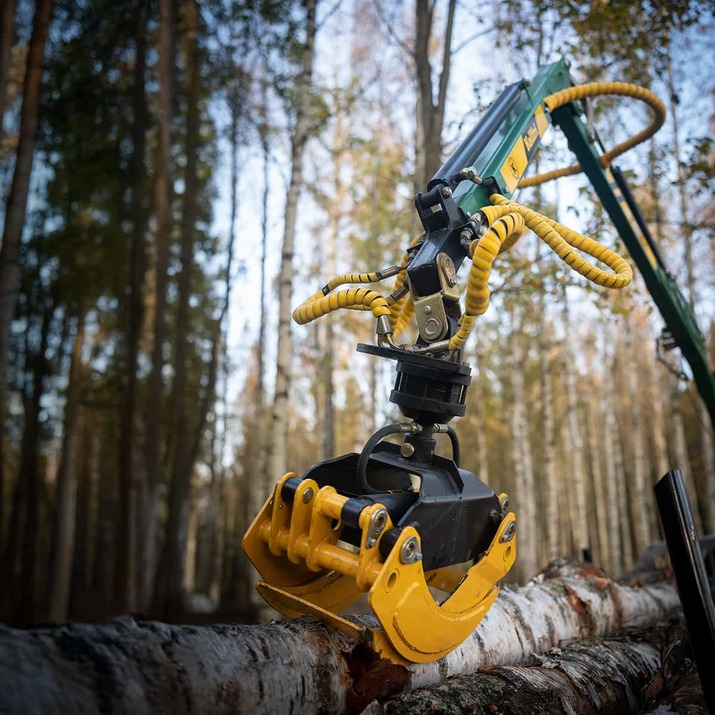 Skovvogn ATV 3 ton, med kran 4,2 m