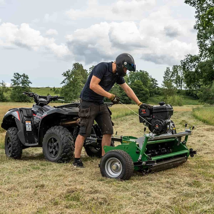 Slagleklipper ATV med bagklap, 1,2 m, Briggs and Stratton 13,5 hk