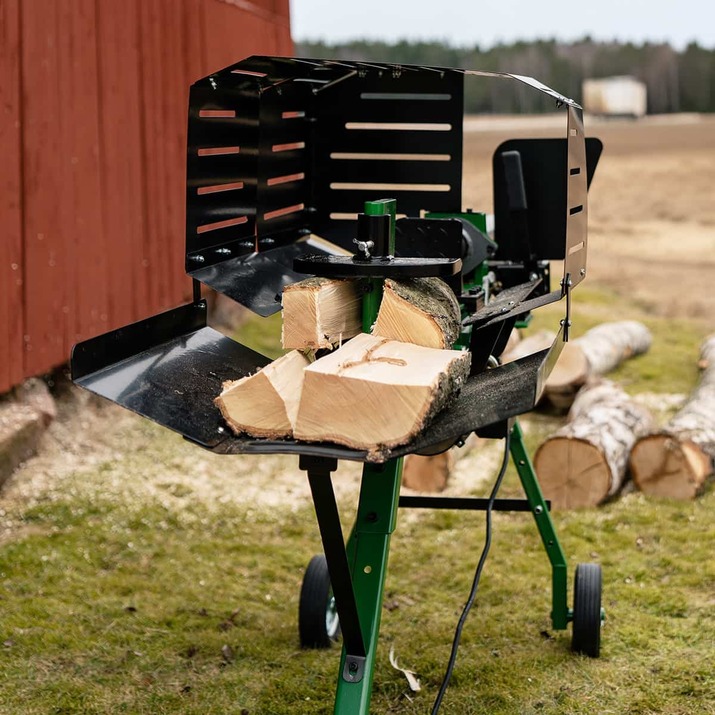 Brændekløver, eldrevet, 7 ton, 50 cm