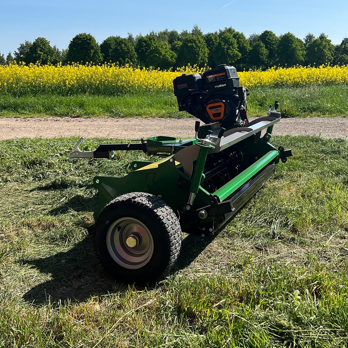 Slagleklipper ATV med bagklap og elstart, 1,5 m, 15 hk