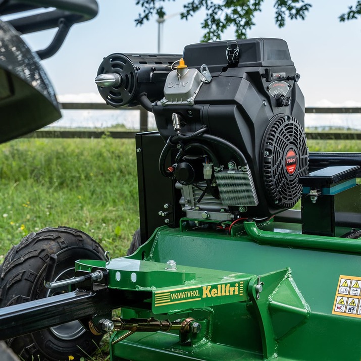 Slagleklipper ATV med bagklap, 1,5 m, 25 hk
