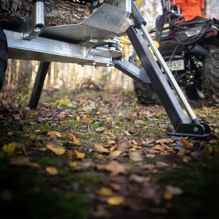 Skovvogn ATV 3 ton, med kran 4,2 m