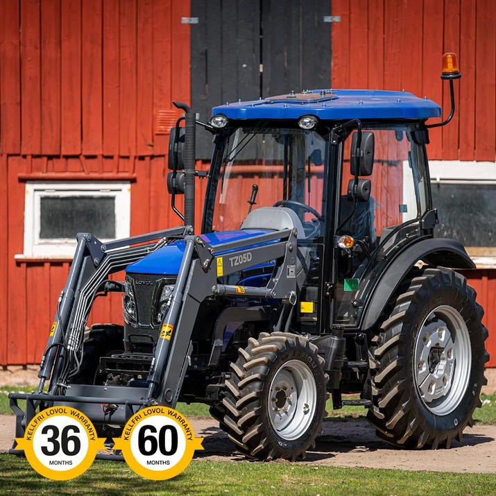Traktor Lovol 75 hk 4wd med frontlæsser, Stage V
