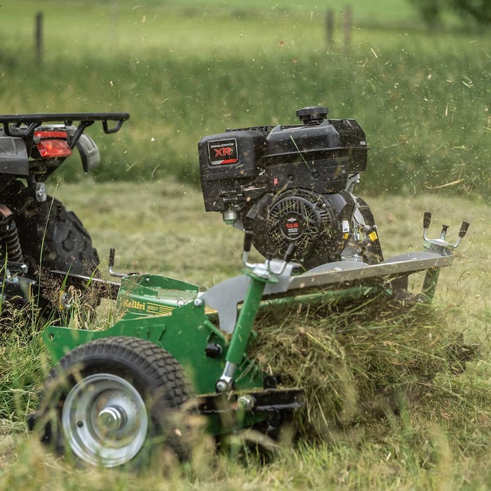 Slagleklipper ATV med bagklap, 1,2 m, Briggs and Stratton 13,5 hk