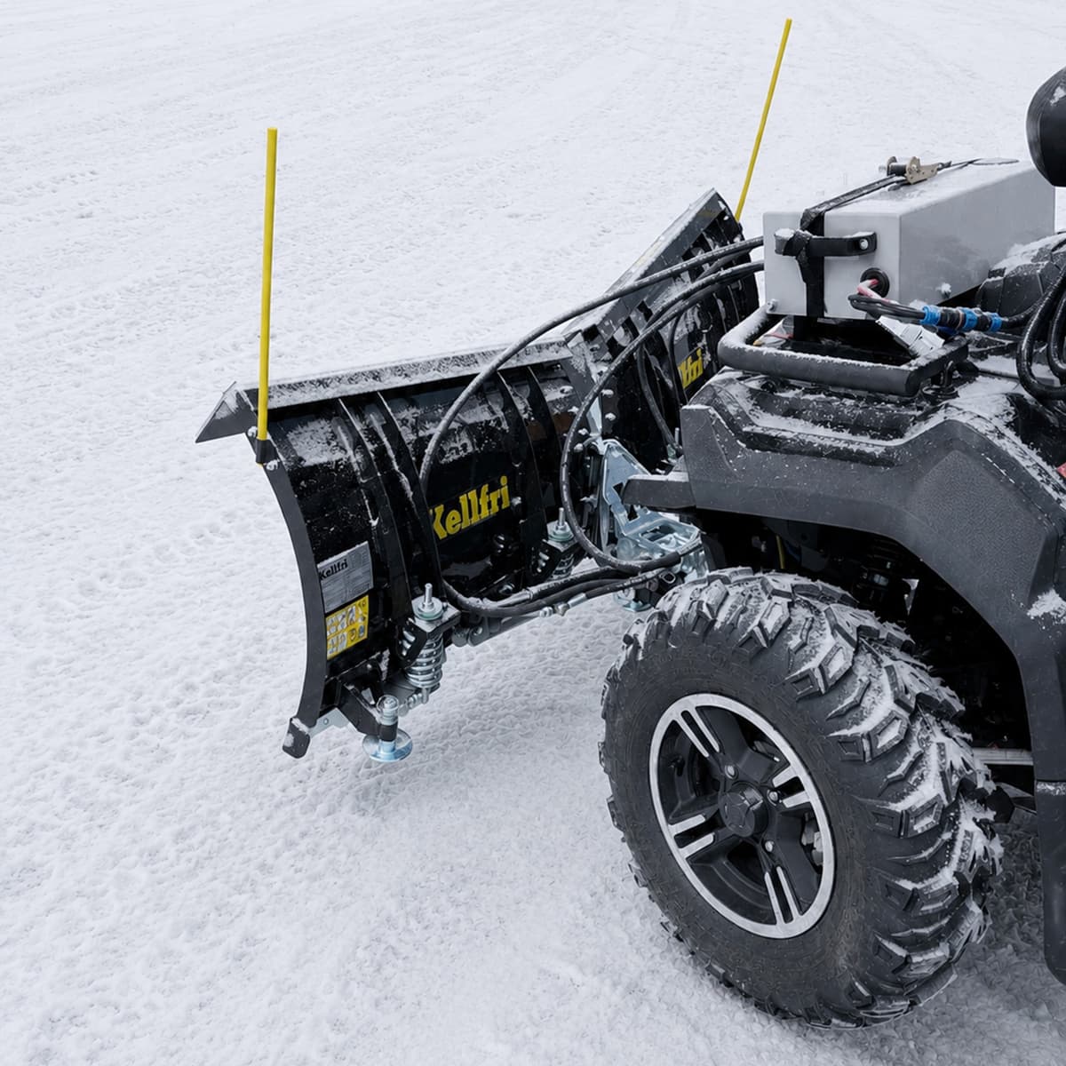 V-plov ATV 150 cm med hydraulikaggregat og cylinder