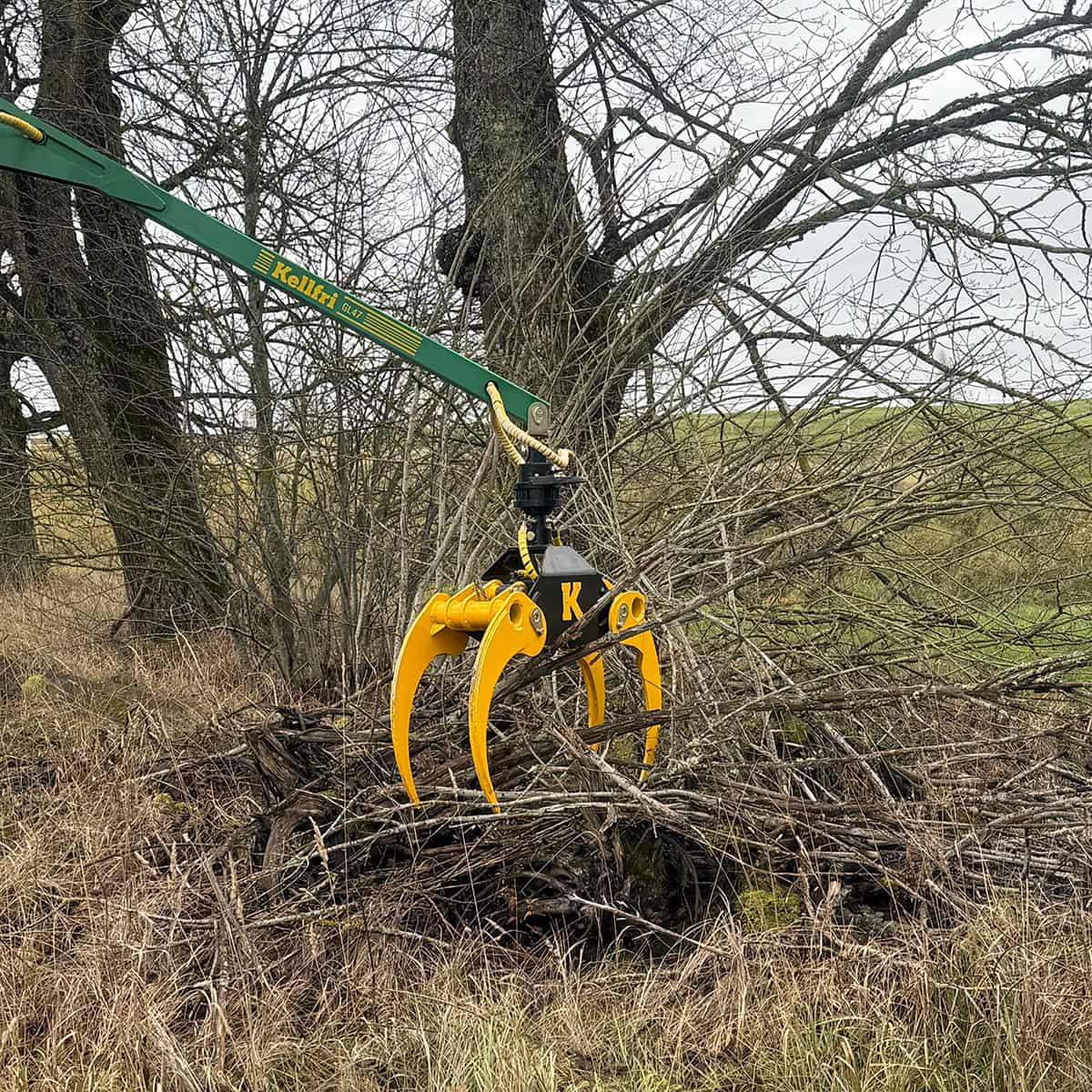 Grenklo inkl. hydraulikslange og bolte - Kellfri