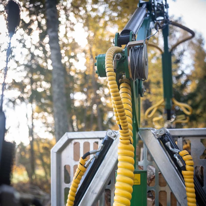 Skovvogn ATV 3 ton, med kran 4,2 m