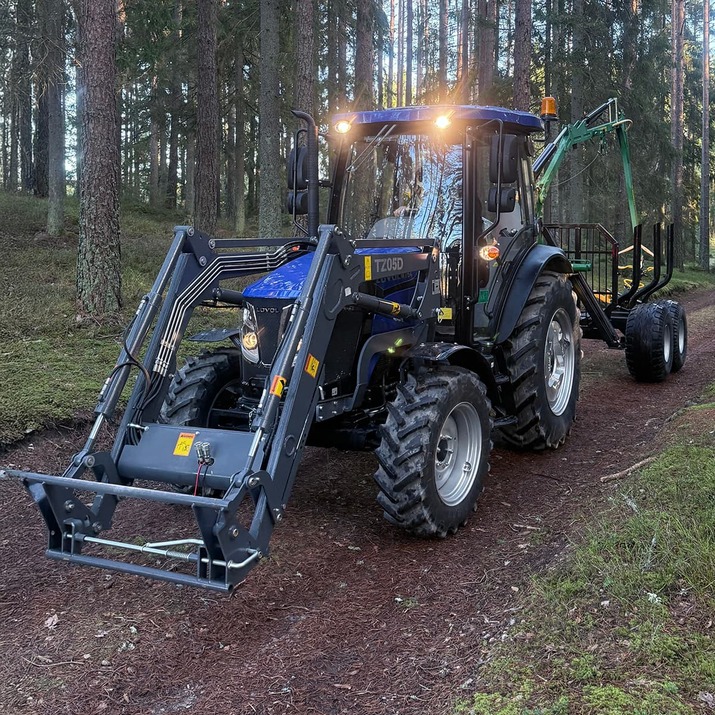 Traktor Lovol 75 hk 4wd med frontlæsser, Stage V