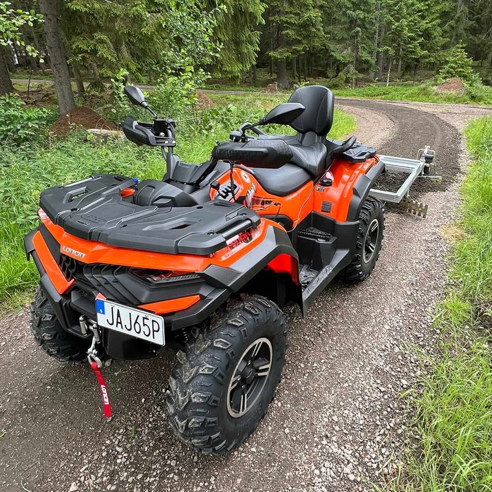 Vejhøvl ATV 3-stål med elektrisk høj- og sænkbarfuktion