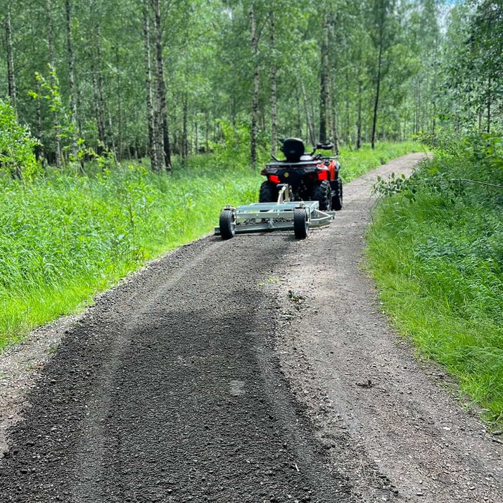 Vejhøvl ATV 3-stål med elektrisk høj- og sænkbarfuktion