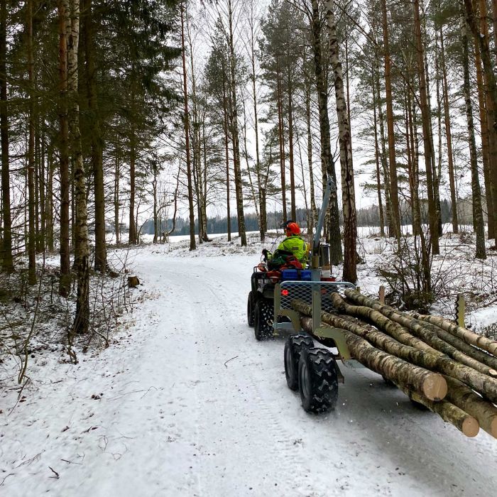 Tip- og skovvogn til ATV PRO, Tower2+