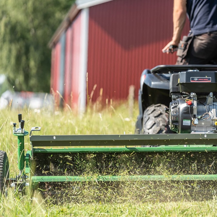 Slagleklipper ATV med bagklap, 1,2 m, 15 hk
