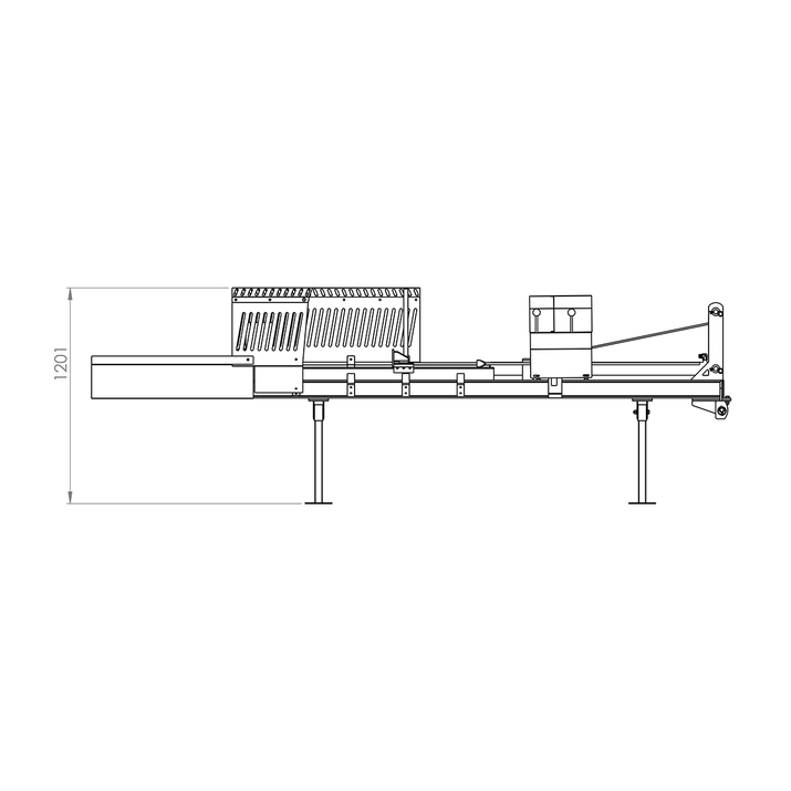 Brændekløver, traktordrevet 7 ton, 110 cm