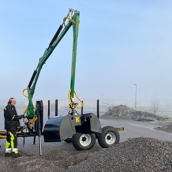 Gribeskovl til skovvogn, 55 cm