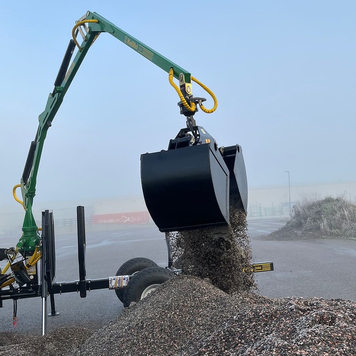 Gribeskovl til skovvogn, 55 cm