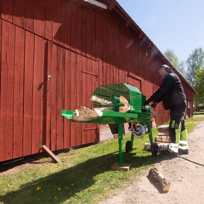 Brændekløver, eldrevet, 7 ton, 70 cm