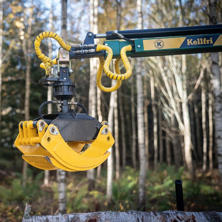 Skovvogn ATV 3 ton, med kran 4,2 m