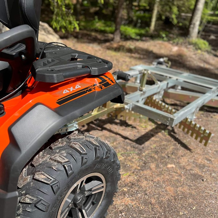 Vejhøvl ATV 3-stål med elektrisk høj- og sænkbarfuktion