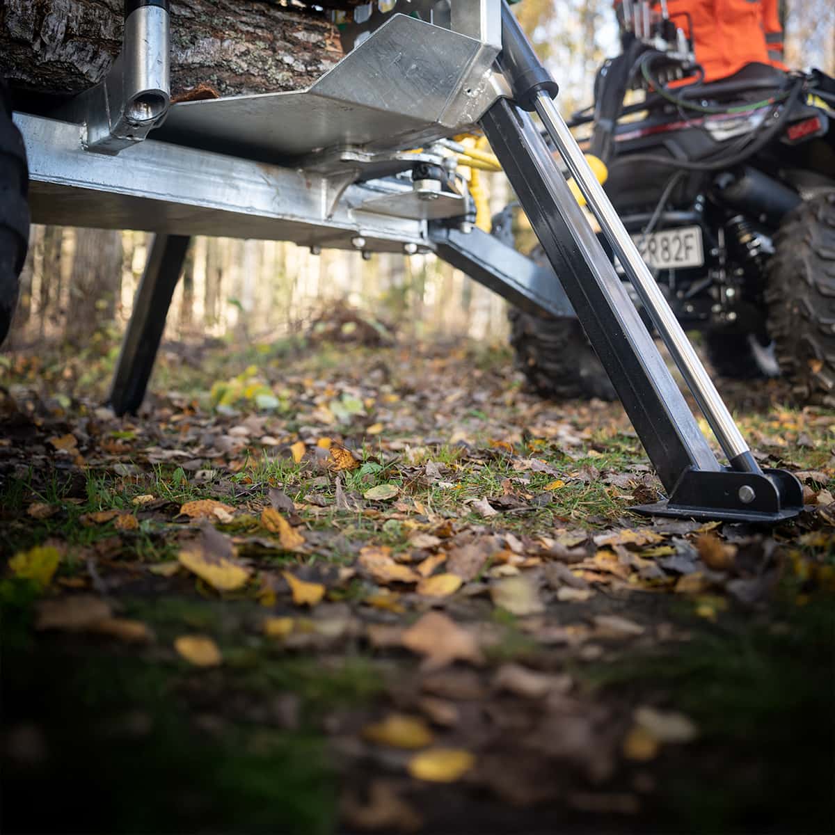 Skovvogn ATV 3 ton, med kran 4,2 m