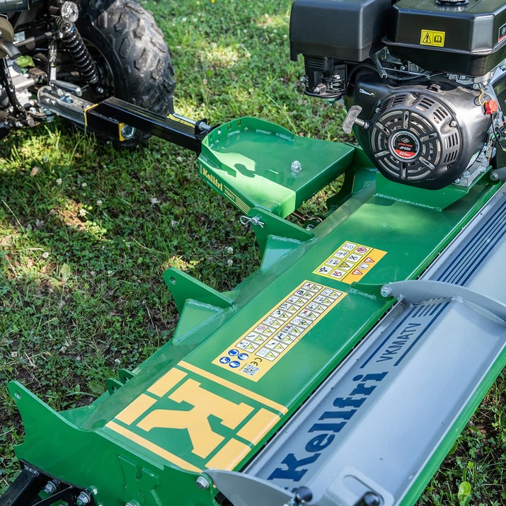 Slagleklipper ATV med bagklap, 1,2 m, 15 hk