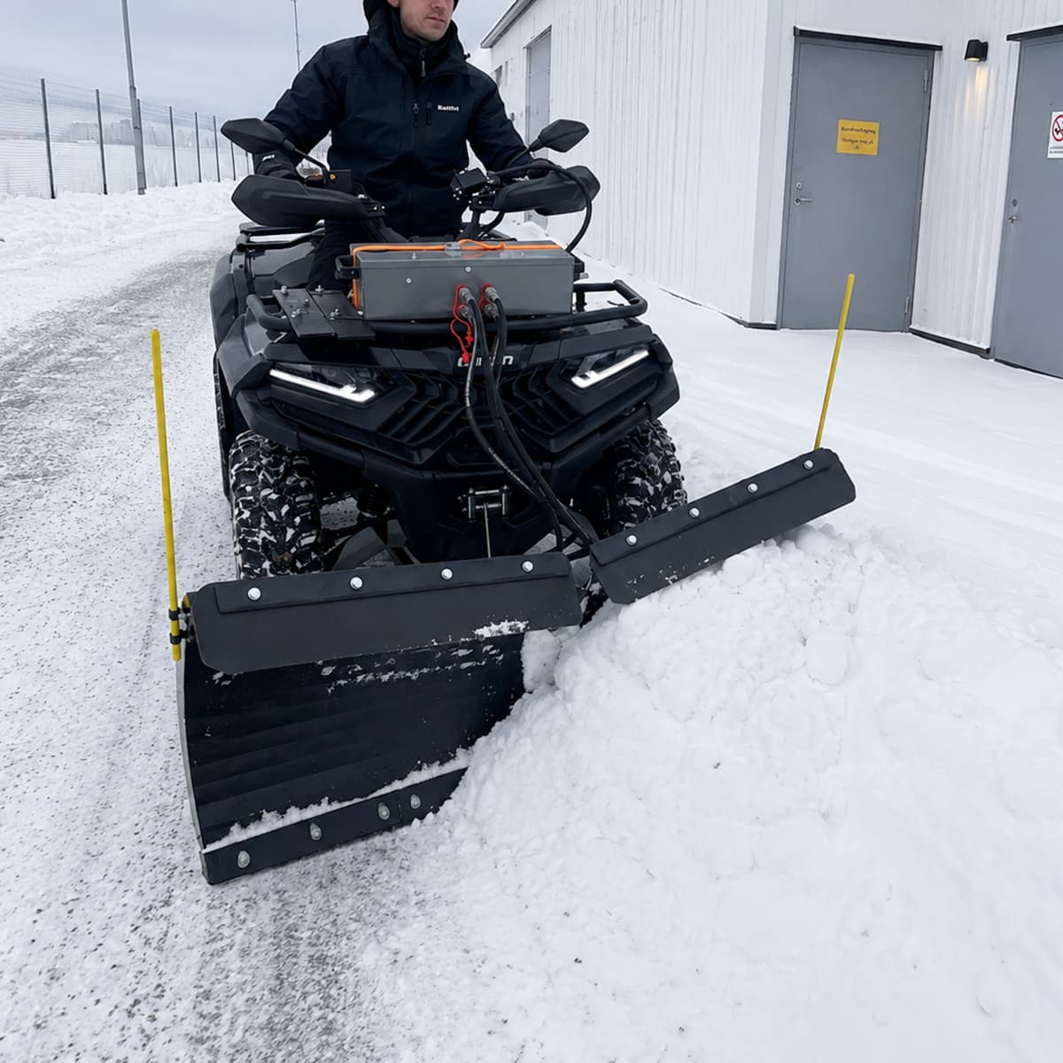 V-plov ATV 150 cm med hydraulikaggregat og cylinder