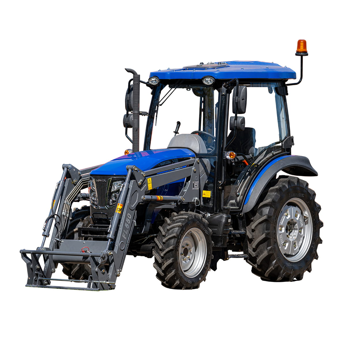 Traktor Lovol 50 hk 4WD med frontlæsser, Stage V
