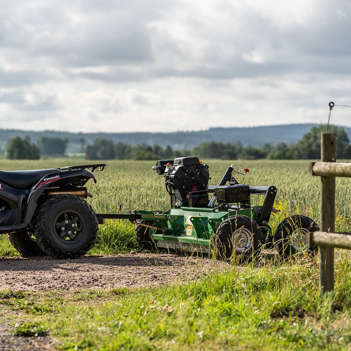 Slagleklipper ATV med bagklap, 1,5 m, 25 hk
