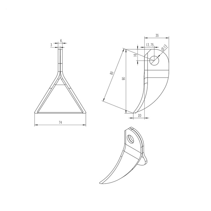 Hammerslagle 72 mm/143 g