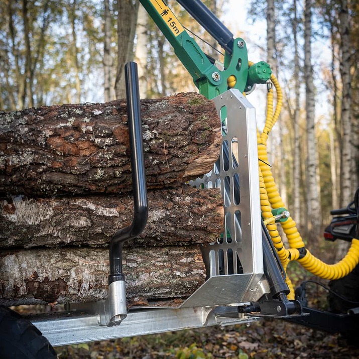 Skovvogn ATV 3 ton, med kran 4,2 m