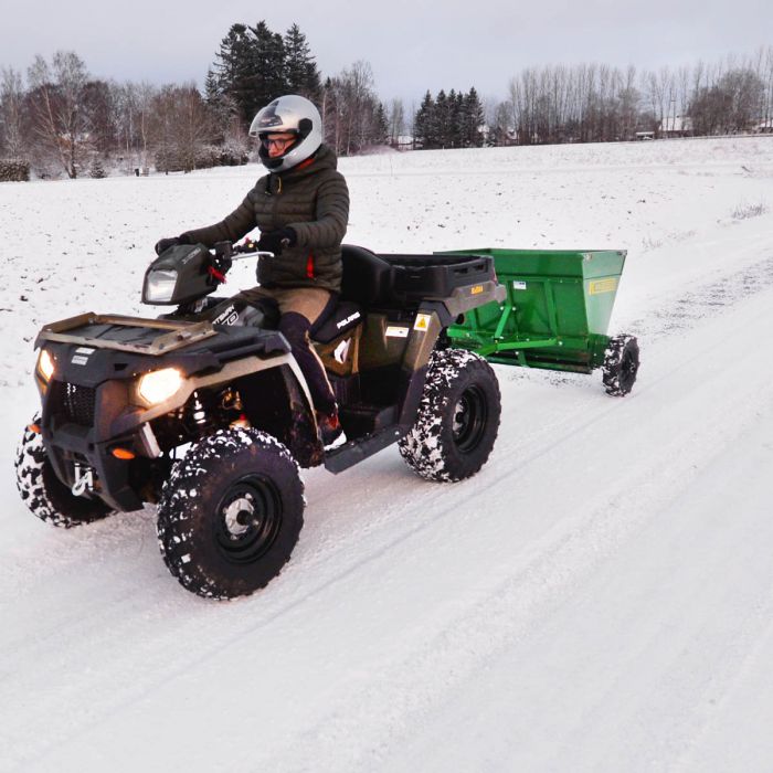 Saltspreder ATV 1,0 m, med omrøring