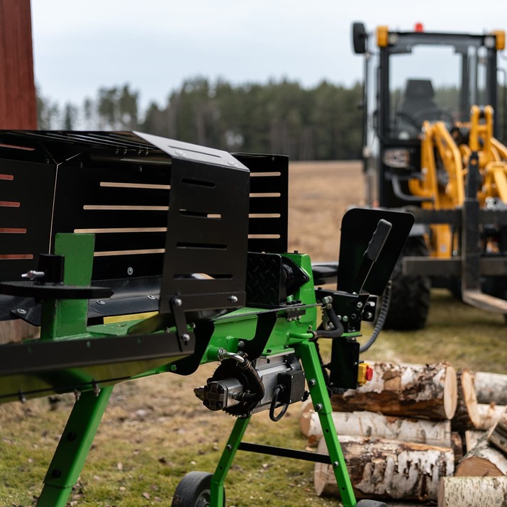 Brændekløver, eldrevet, 7 ton, 70 cm