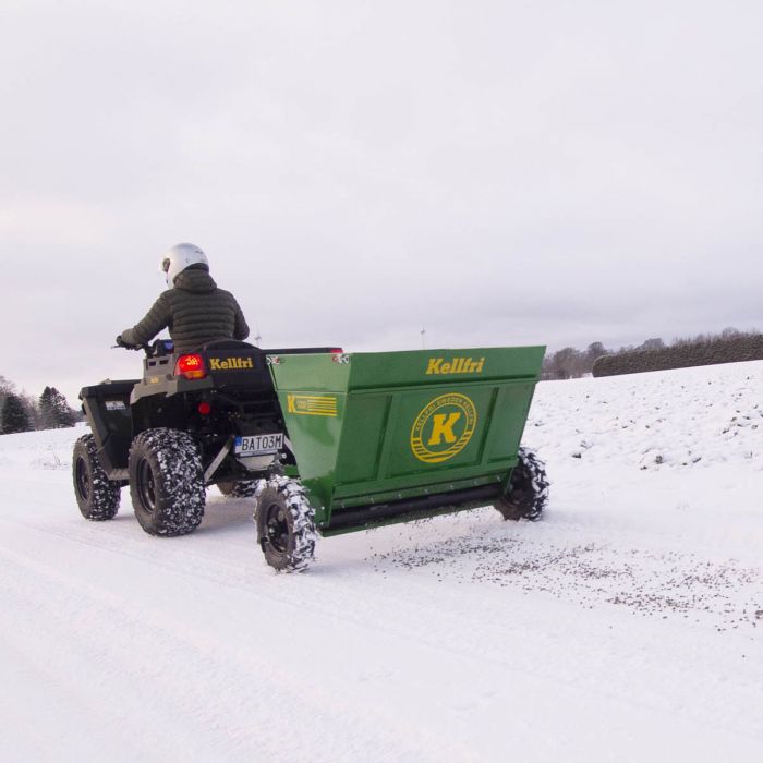 Saltspreder ATV 1,0 m, med omrøring