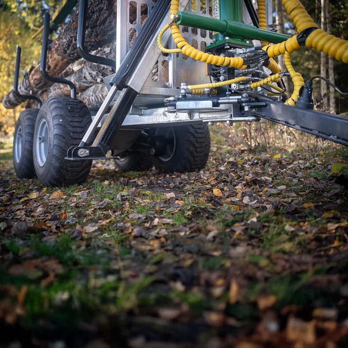 Skovvogn ATV 3 ton, med kran 4,2 m