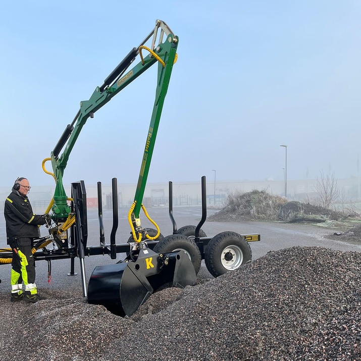 Gribeskovl til skovvogn, 55 cm