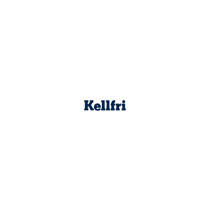 Dekal Kellfri, blå 105 x 30 mm 2019 