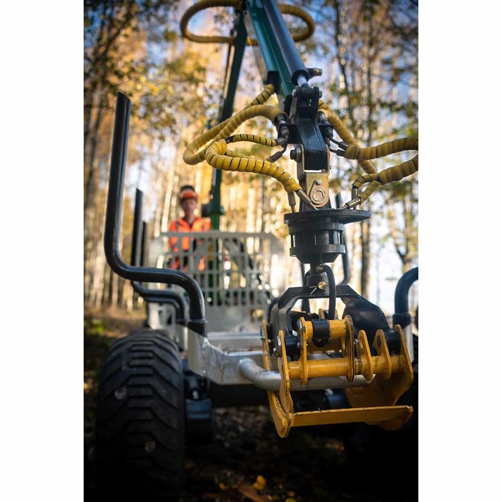 Skovvogn ATV 3 ton, med kran 4,2 m