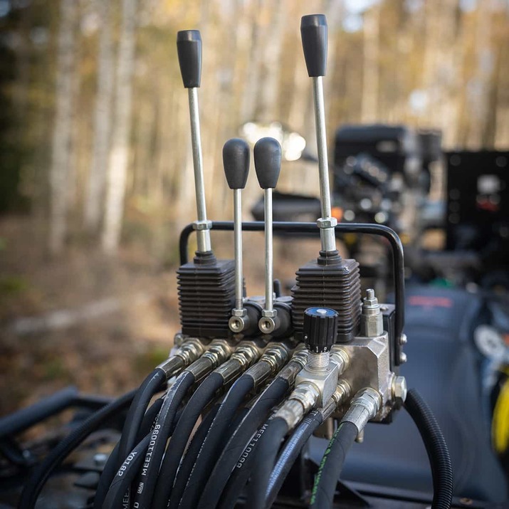 Skovvogn ATV 3 ton, med kran 4,2 m