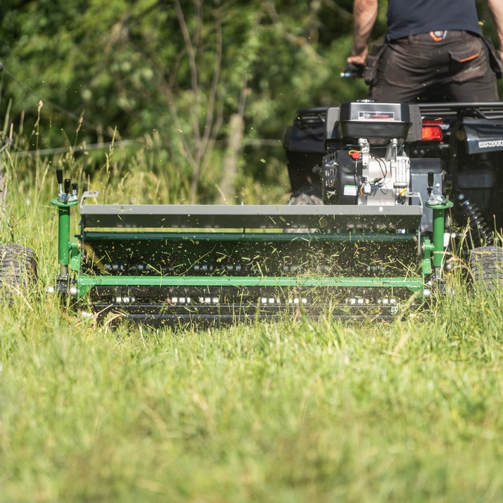 Slagleklipper ATV med bagklap, 1,2 m, 15 hk