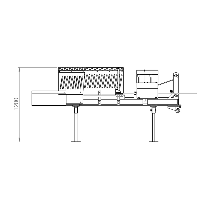 Brændekløver, traktordrevet 7 ton, 70 cm