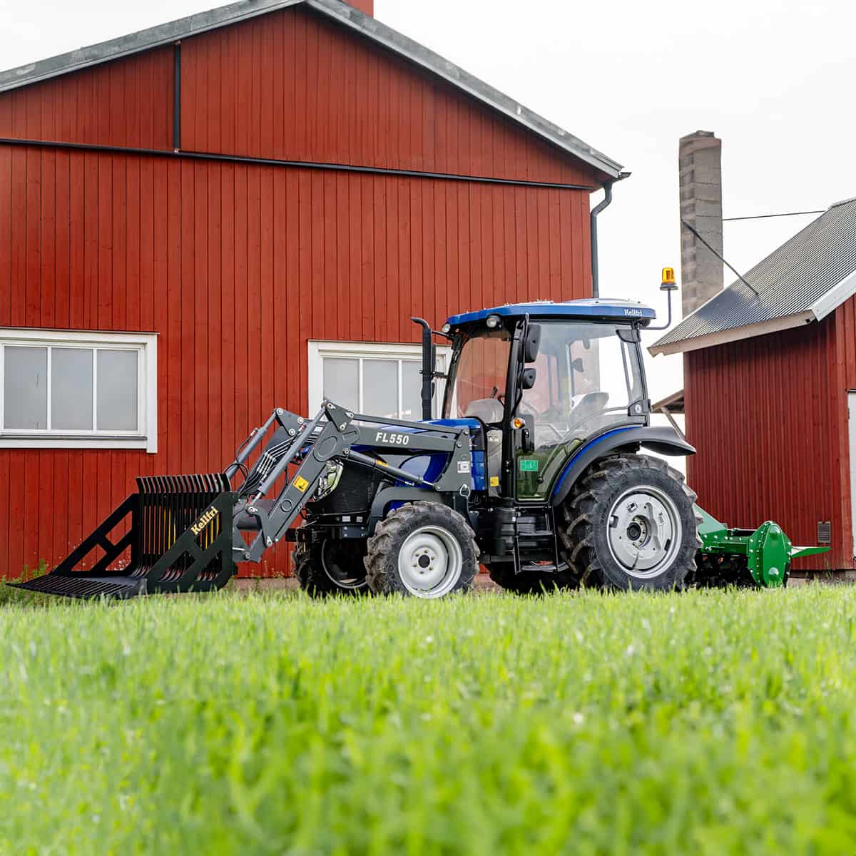 Traktor Lovol 50 hk 4WD med frontlæsser, Stage V