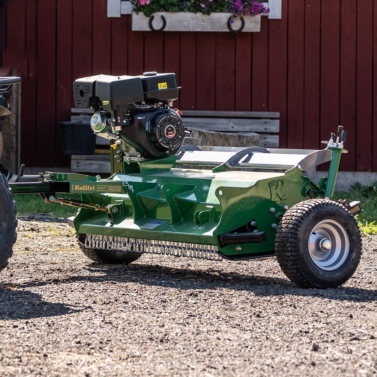 Slagleklipper ATV med bagklap, 1,2 m, 15 hk - Kellfri