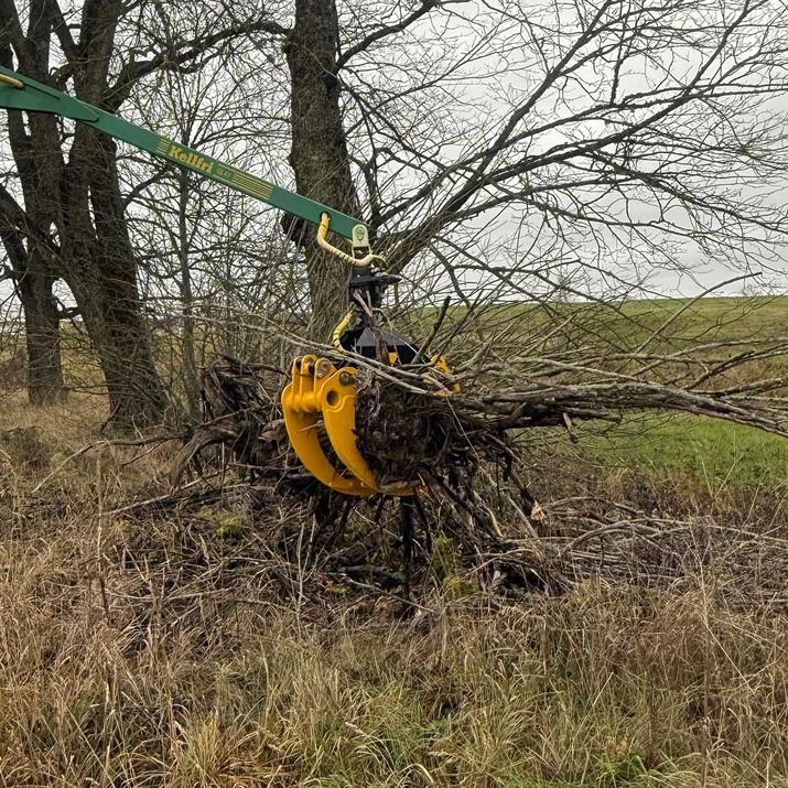 Grenklo inkl. hydraulikslange og bolte