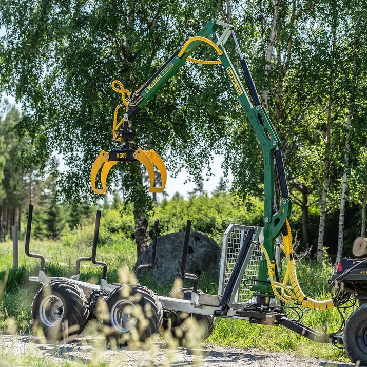 Skovvogn ATV 3 ton, med kran 4,2 m