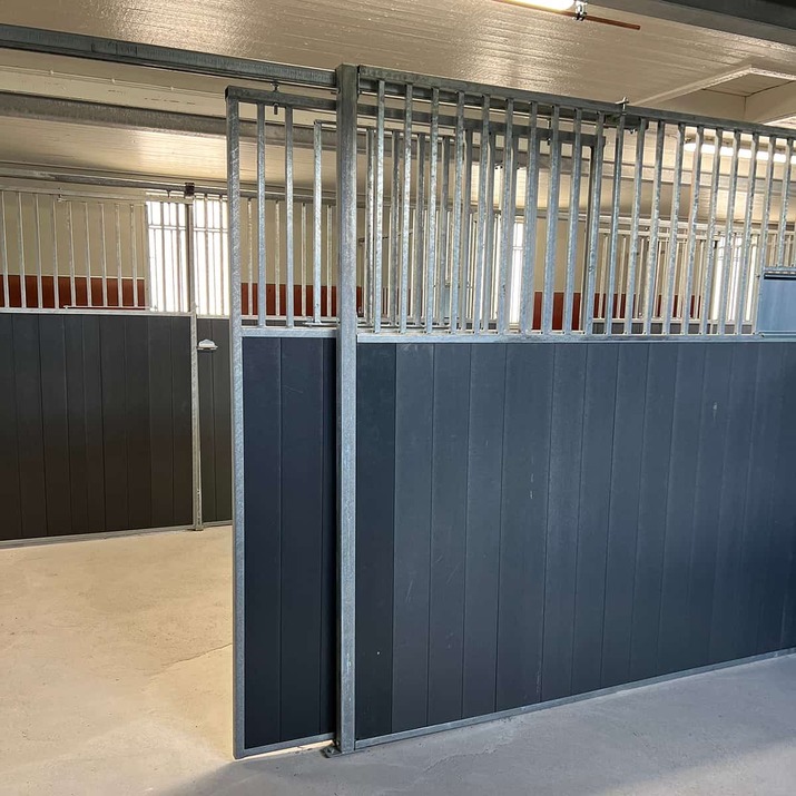 Front med skydedør 3,5 m, inkl. kunststofplanker, SWE