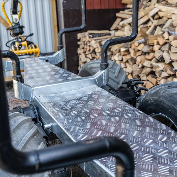 Skovvogn ATV 3 ton, med kran 4,2 m