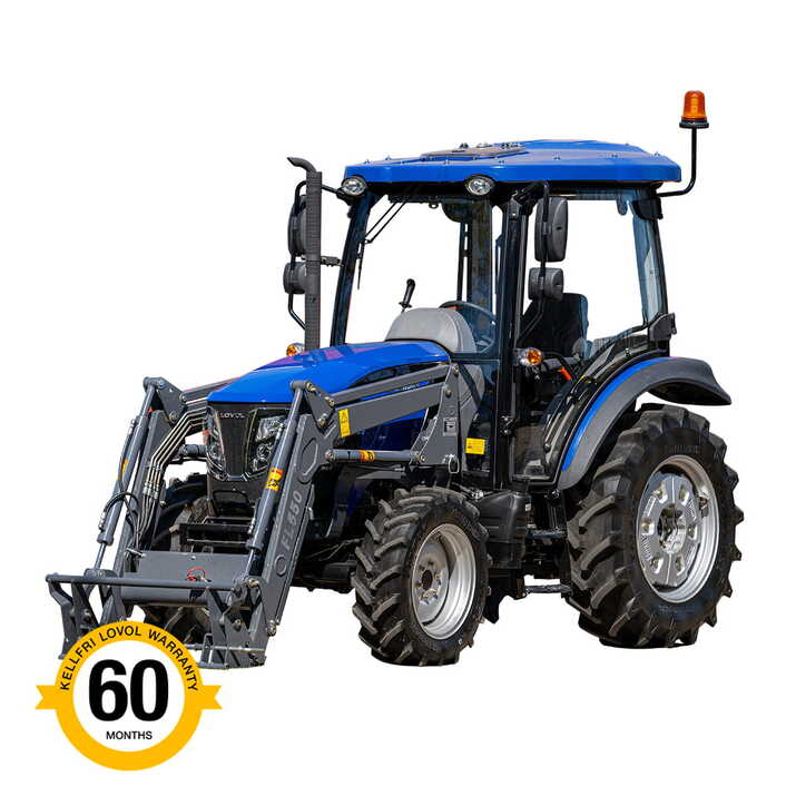 Traktor Lovol 50 hk 4wd med frontlæsser, Stage V